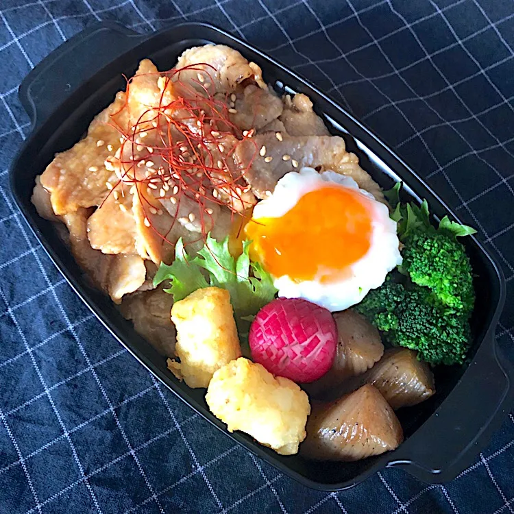 今日の旦那様のおべんと★豚の生姜焼き弁当|emichococo625さん