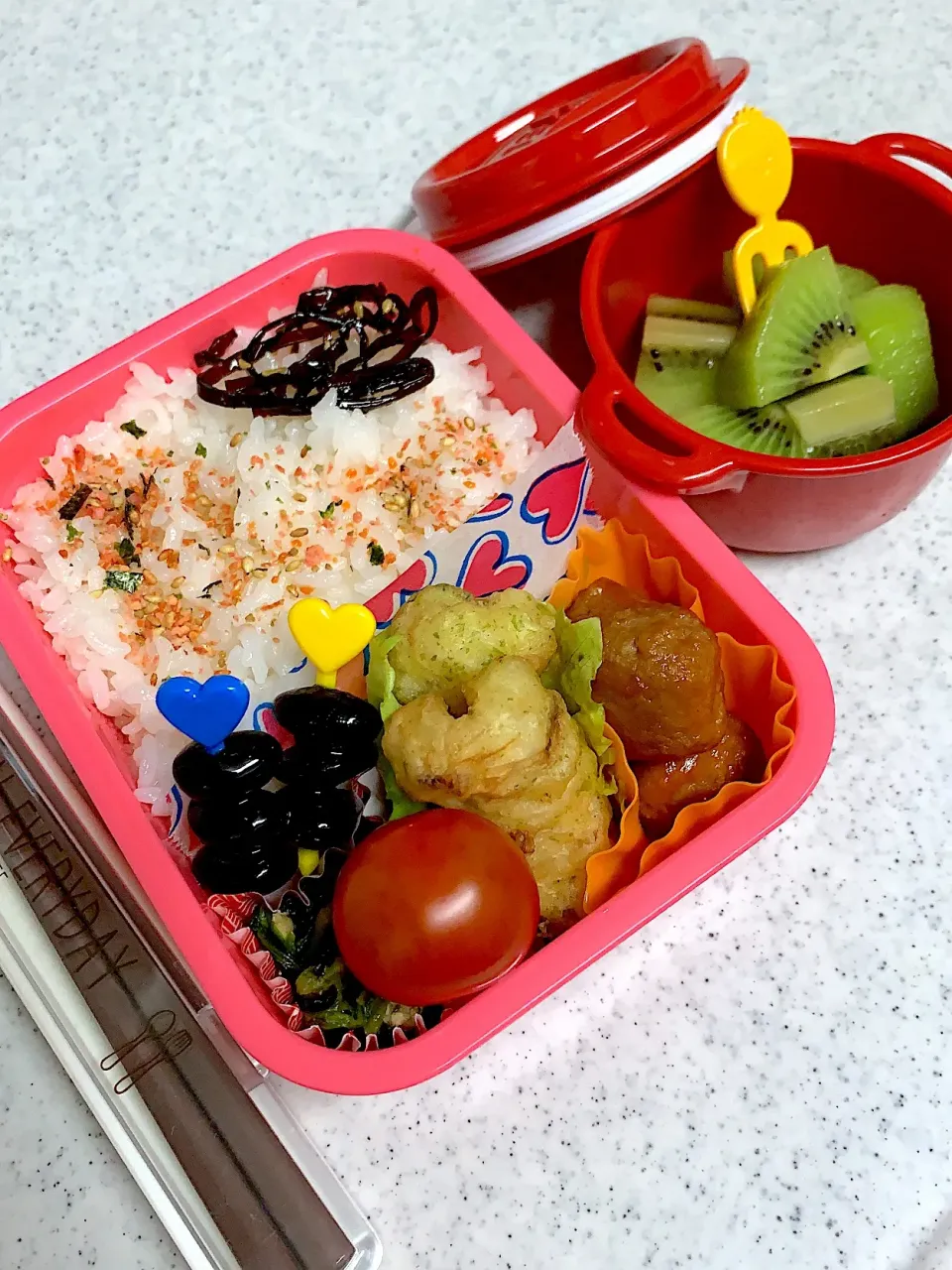 今日のお弁当 #女子高生のお弁当  #手抜き|料理嫌いなおかあさんさん