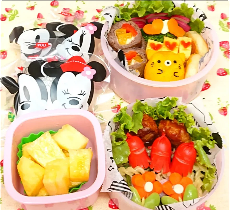 楽しんできてね✨弁当♥️|みちゅあしさん