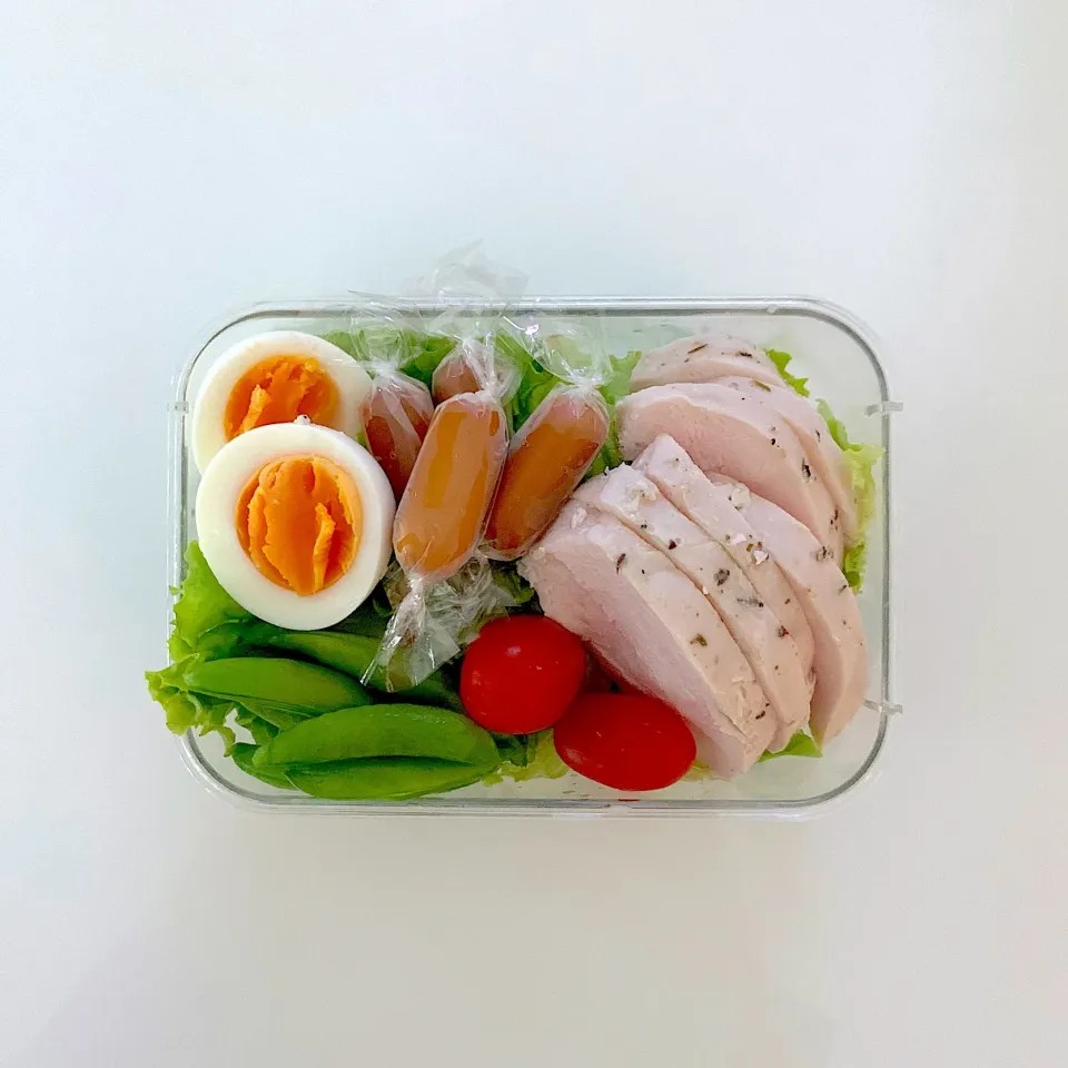 低温調理鶏胸肉弁当|しーさん