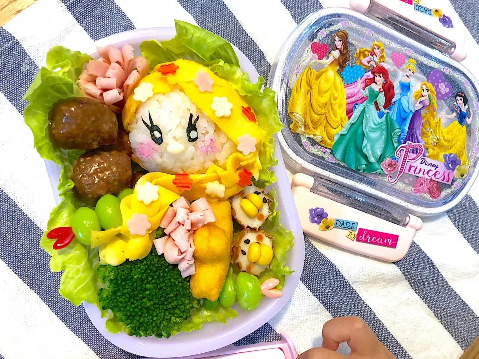 延期になったけど親子遠足のお弁当♡2019.5.28(tue)#親子遠足 #お弁当  #幼稚園弁当 #キャラ弁 #ラプンツェル|yukaさん