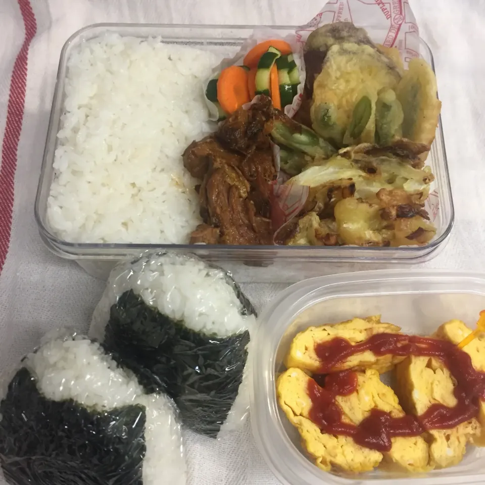 Snapdishの料理写真:男子高校生弁当No.598・今日も感謝弁当|mickyさん