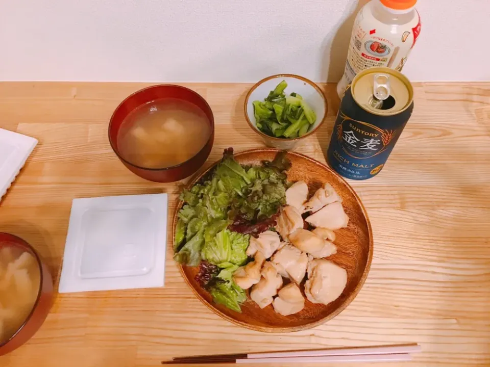 鶏ムネ肉の醤油マヨ|ゆちのすけさん