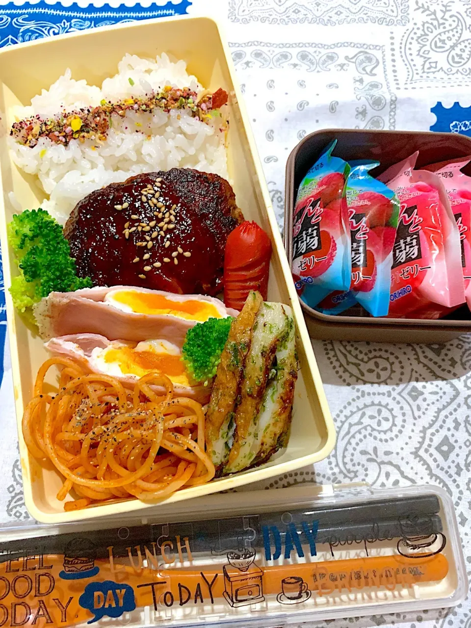 Snapdishの料理写真:2019.5.28 今日の娘弁当♡|mieさん