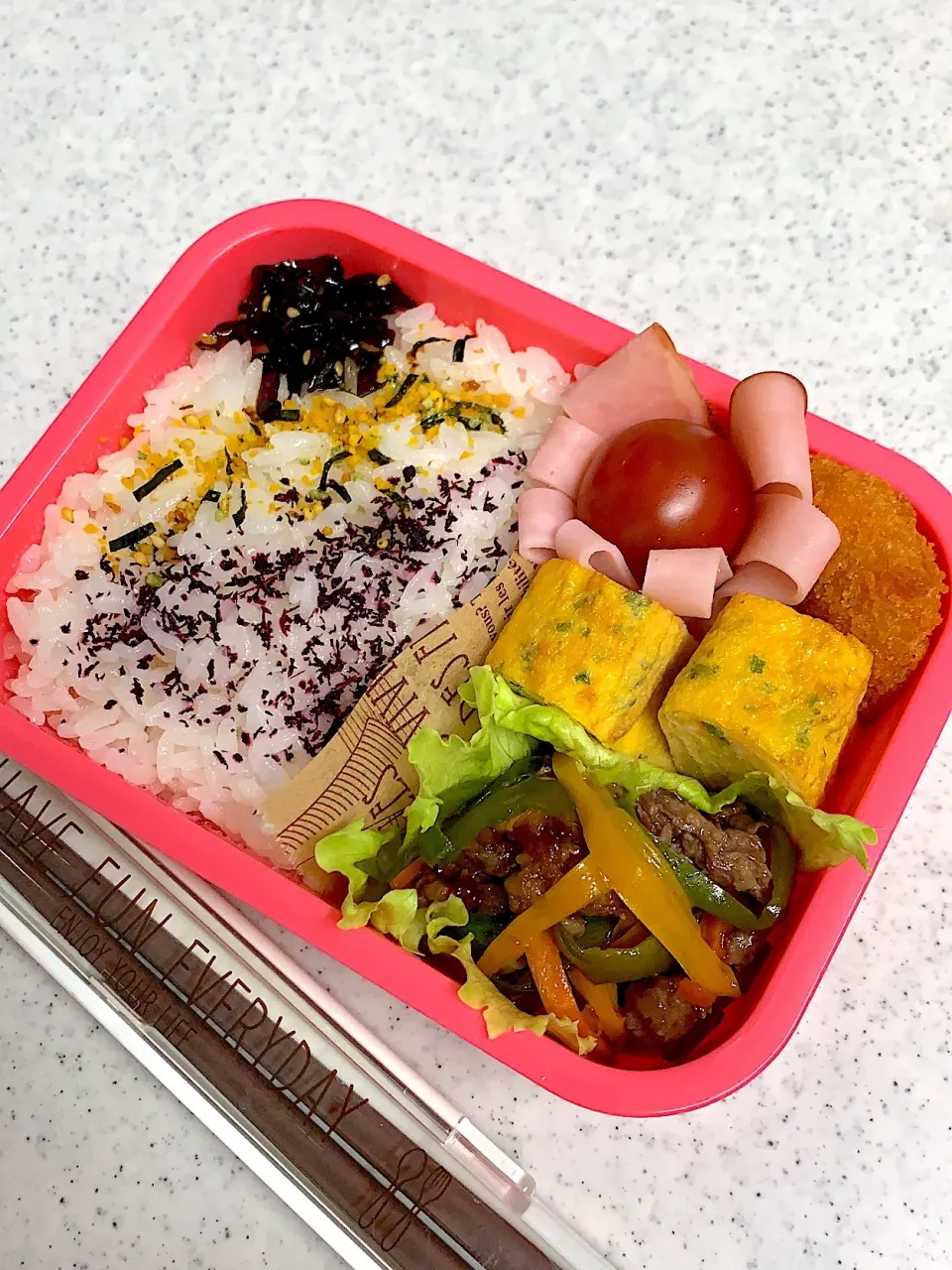 今日のお弁当 #女子高生のお弁当|料理嫌いなおかあさんさん