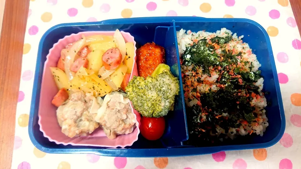 ジャーマンポテト🎵旦那さんお弁当🎵😊|かおるcitronさん