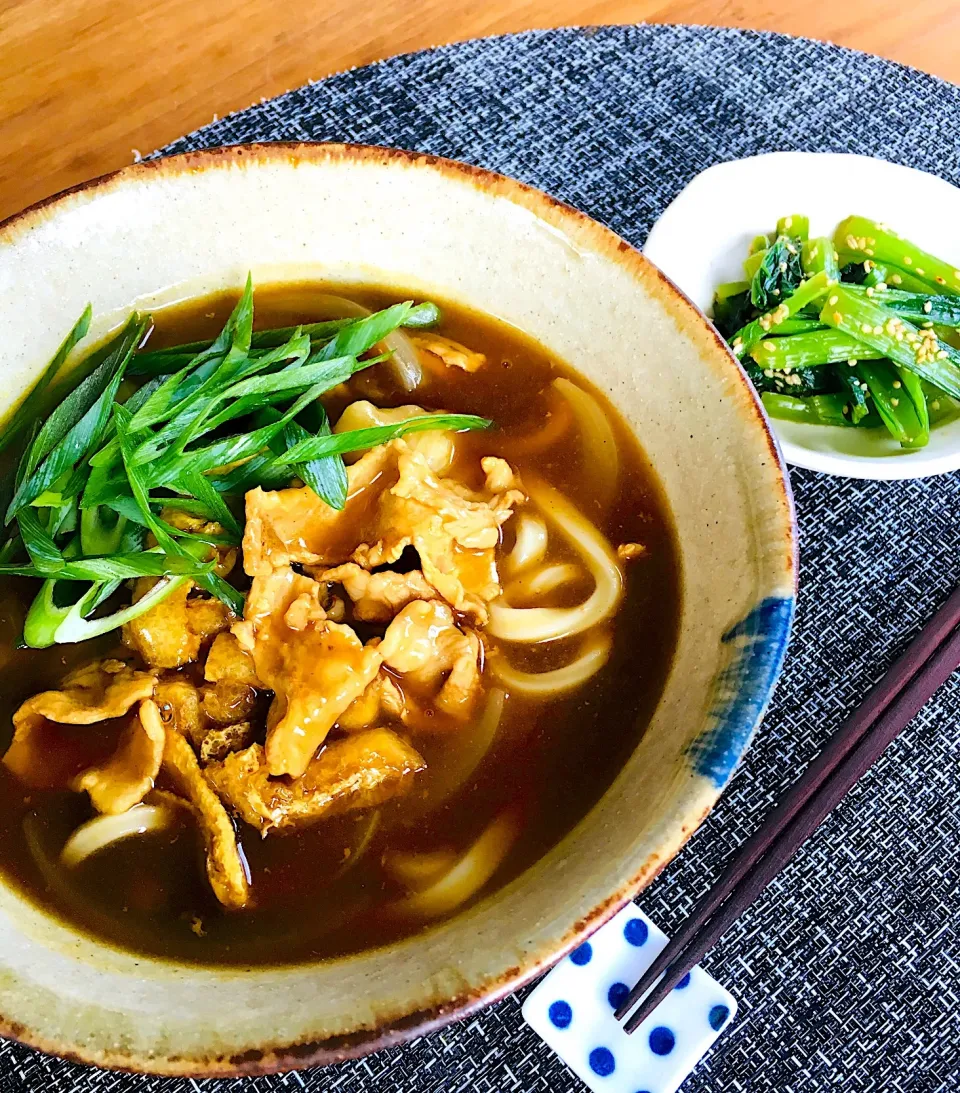 今日のお家で一人ランチは、カレーうどん✨|ミッチ☆ママさん