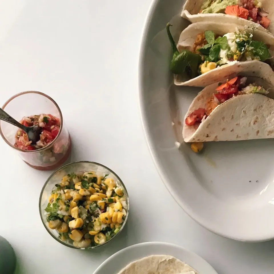 Snapdishの料理写真:鱧タコス🌮|やまださん