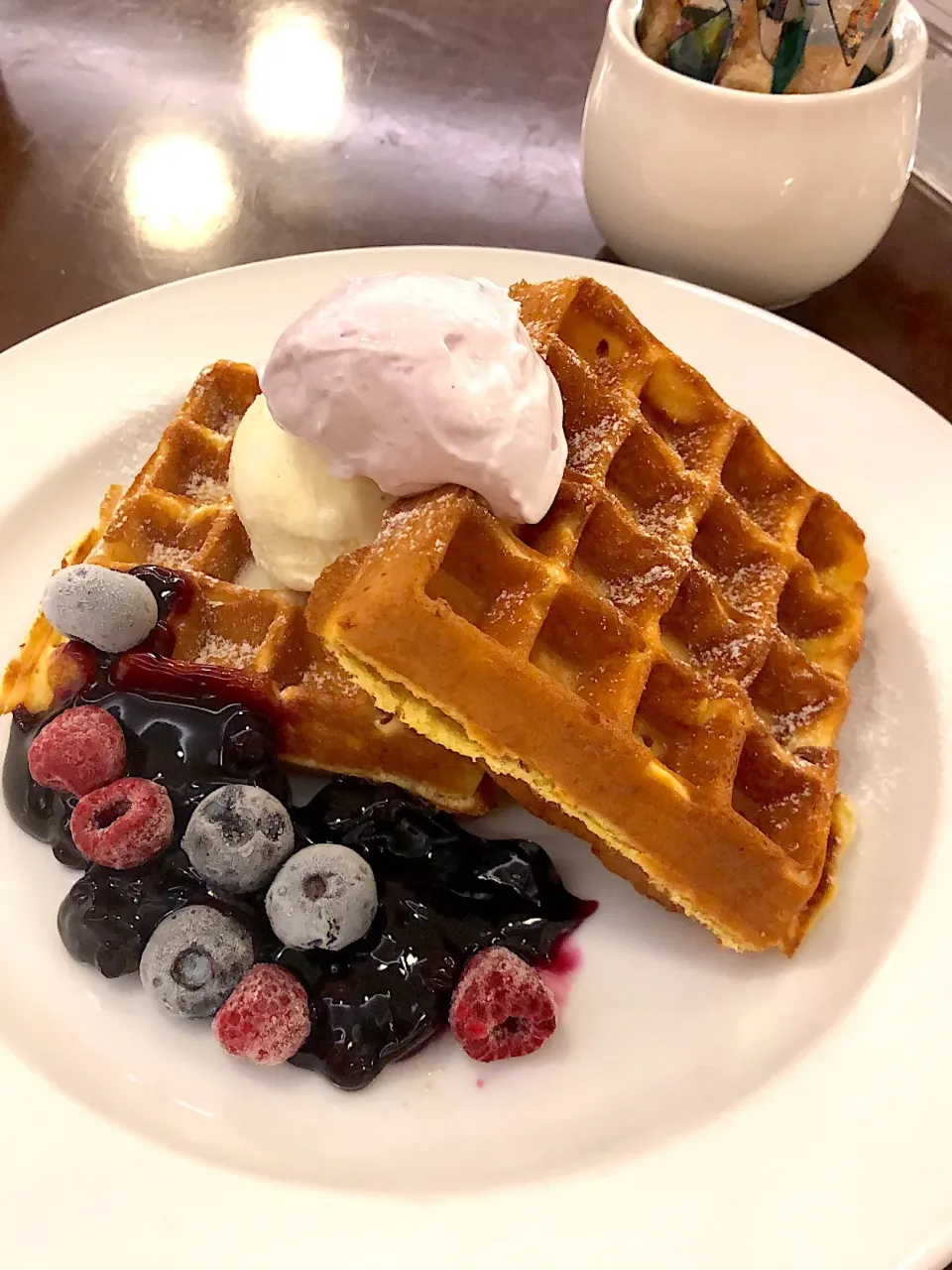 Blueberry waffle|soniahahaさん