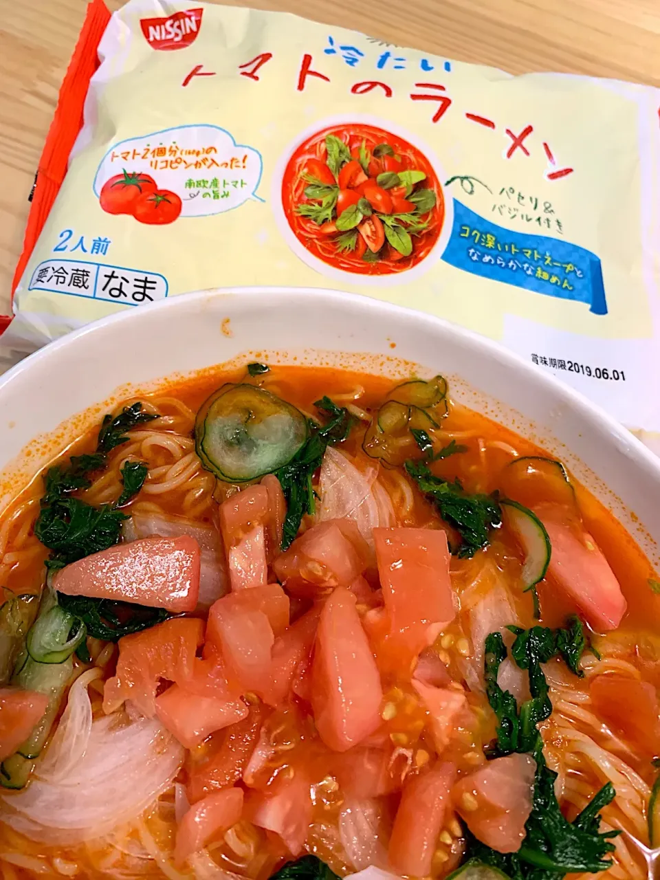 Snapdishの料理写真:トマトラーメン🍅|みっこちゃんさん