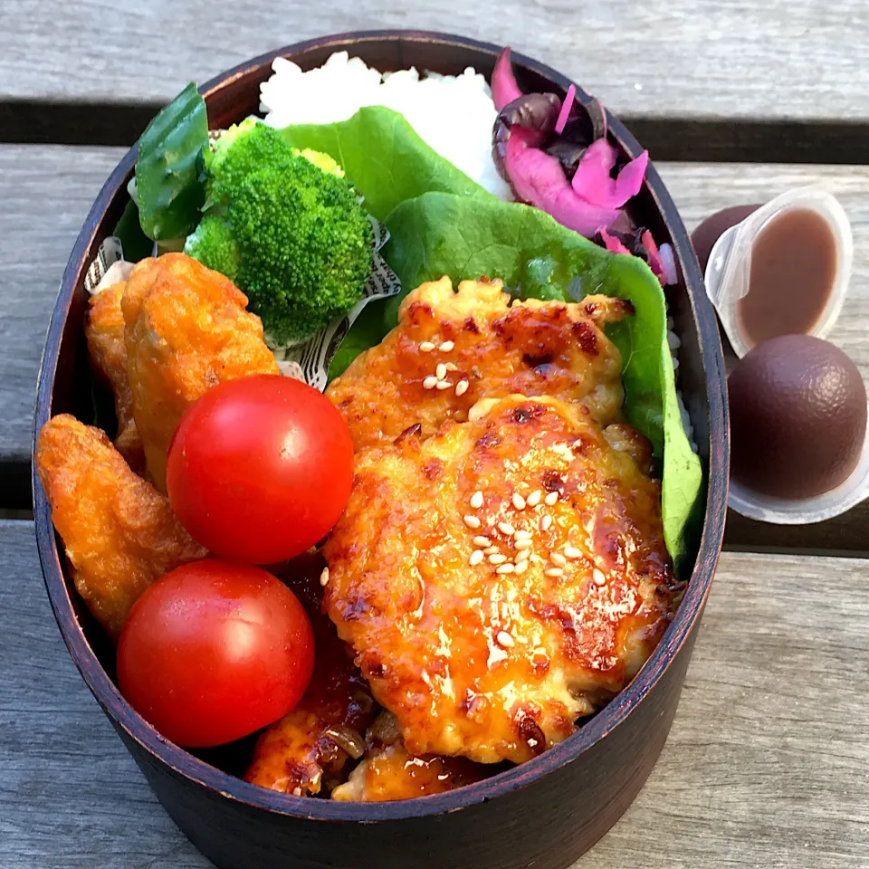 #男子高校生弁当  #曲げわっぱ弁当|さい。さん