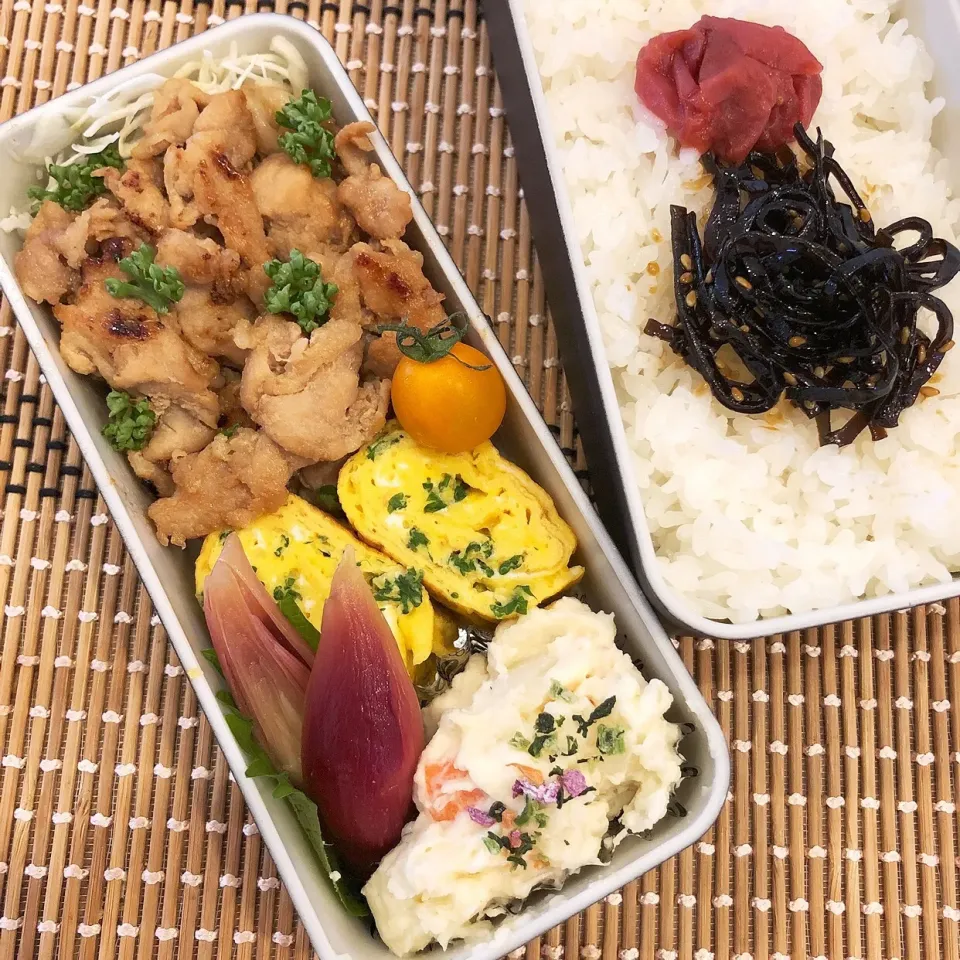 Snapdishの料理写真:生姜焼き弁当|tomokoさん