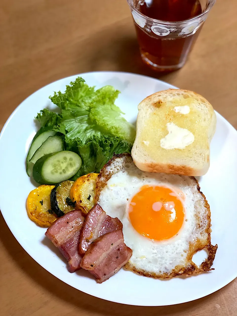 Snapdishの料理写真:朝ごはんプレート|tamicoさん