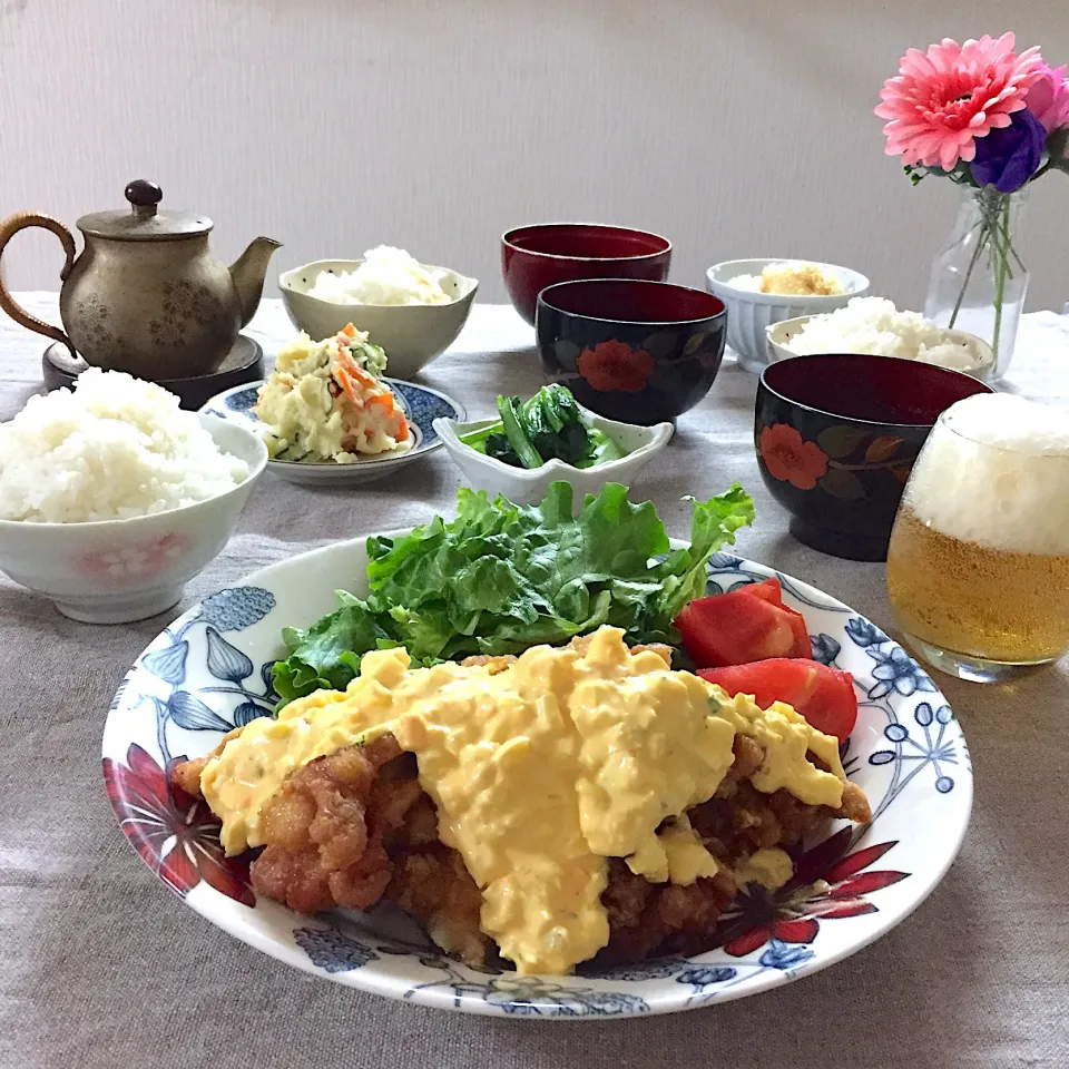 チキン南蛮 #夕食  #家庭料理  #晩ご飯  #おうちごはん|ゆかりさん