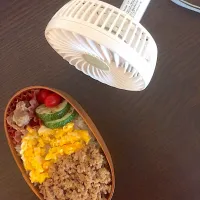 Snapdishの料理写真:お弁当を冷ませ|りなぞうさん