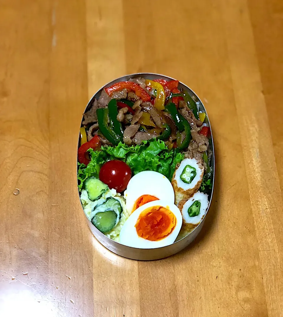 青椒肉絲弁当|sachi ＊さん