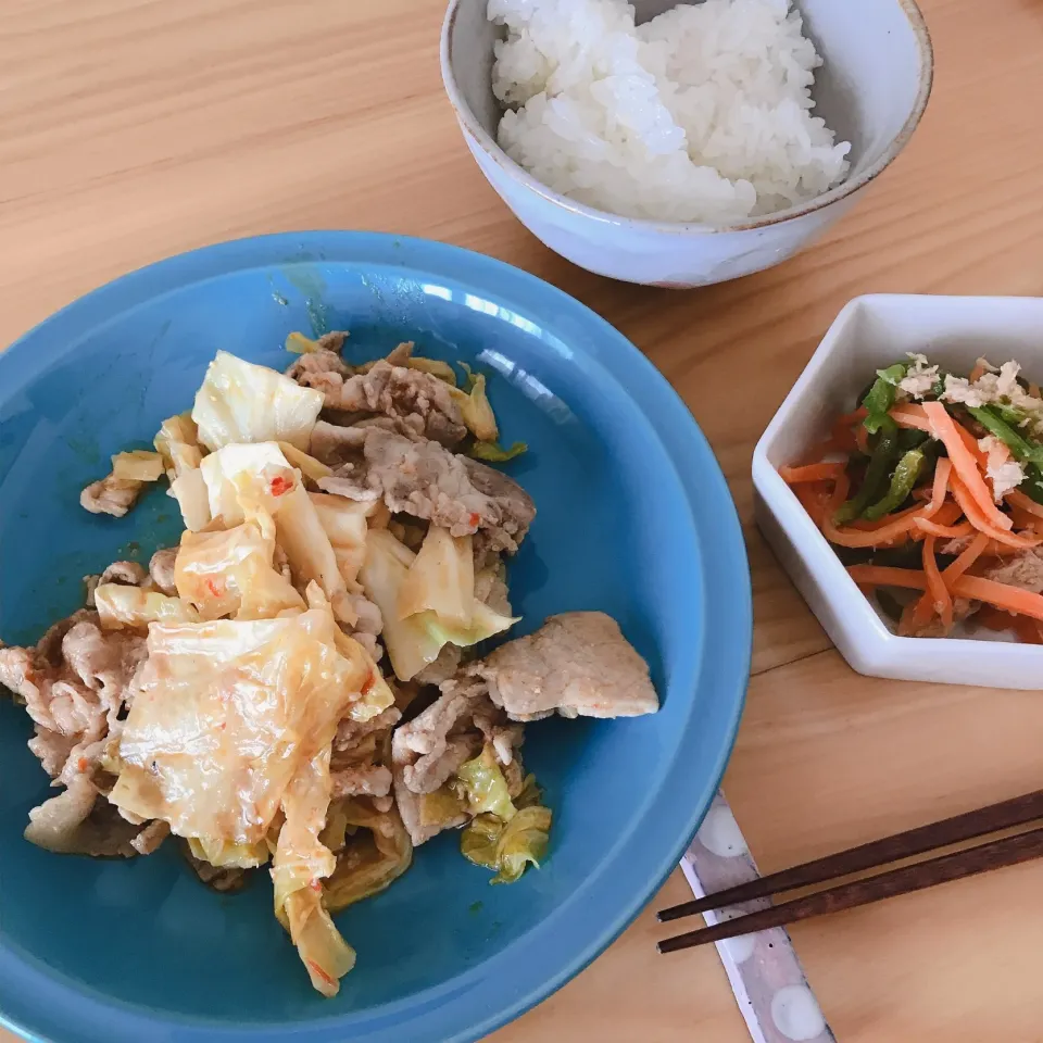 春キャベツでクミン味噌回鍋肉( ´罒`)お昼ご飯|サチャンさん