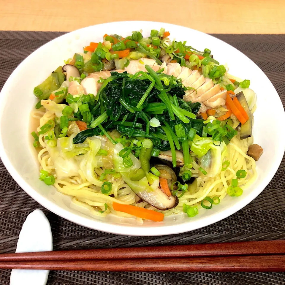 野菜たっぷり｢あんかけ野菜ラーメン」|まちゃさん