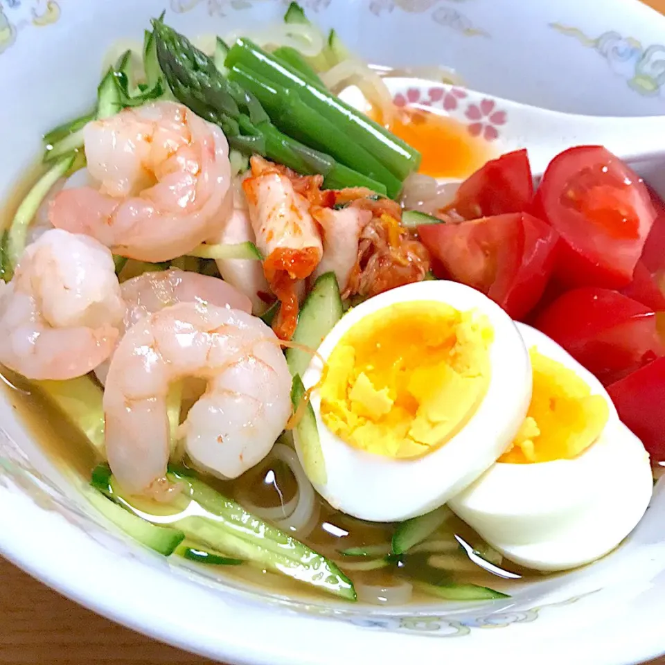 暑かったので今日は具沢山冷麺|ちーままさん