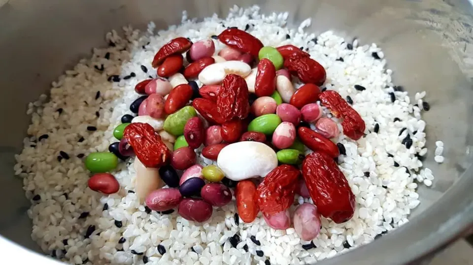 mixed rice and beans|steven z.y.さん