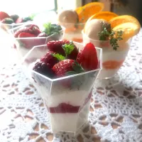 マダム とんちんさんの料理 生クリーム無し♪節約ヘルシーふわふわメレンゲムース レシピ・作り方 by ひかりママ＊｜楽天レシピ
ふわふわ🍓ストロベリームース&🍊オレンジムース
#糖質制限#メレンゲヨーグルトムース#低カロリー