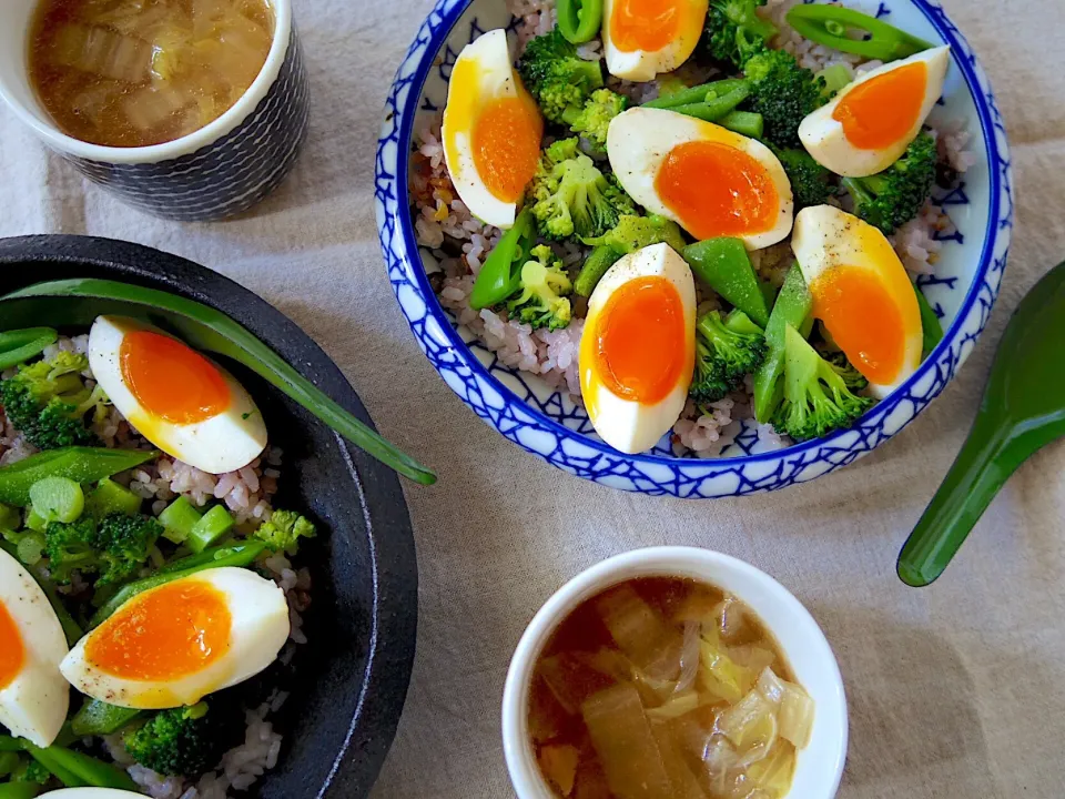 Snapdishの料理写真:常備菜で簡単ヘルシー丼|@chieko_tanabe_さん