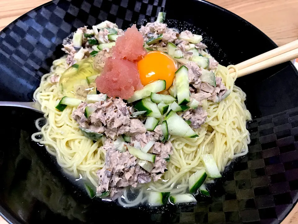 子ども用 鯖缶マヨの混ぜ麺
 #混ぜ麺|さくたろうさん