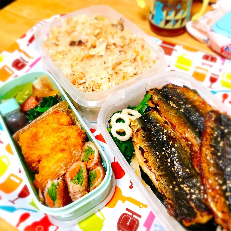 愛妻弁当❁¨̮
 #手作り弁当 
 #お弁当記録 
 #時々旦那弁|ゆめぴりかさん