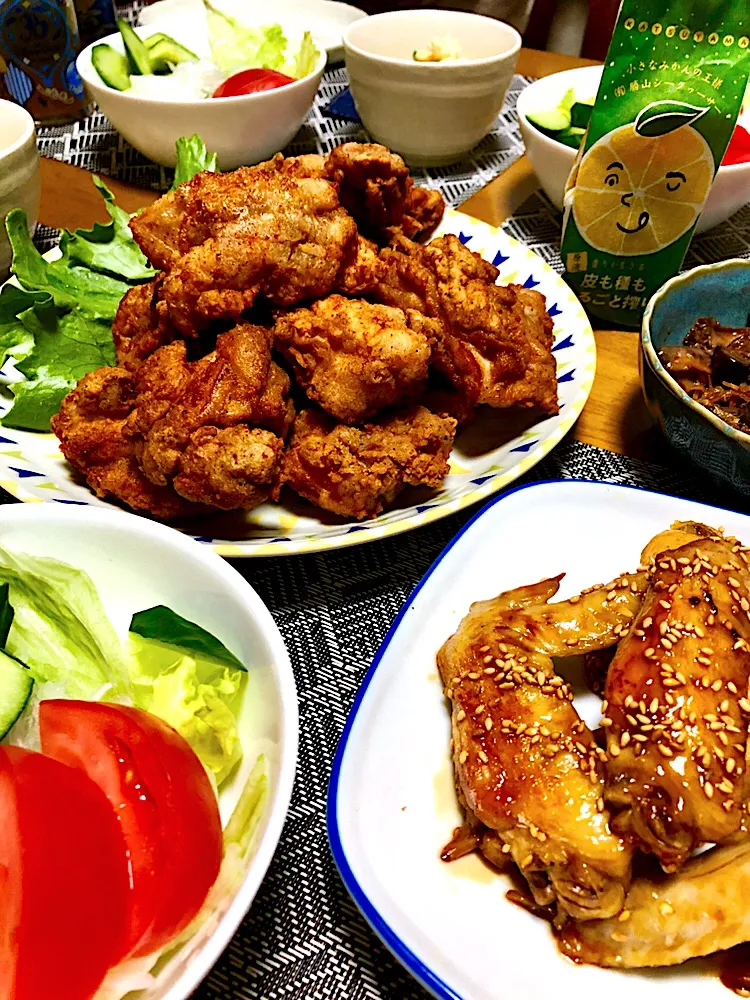 今日は鶏祭り🐔フライドチキン|くっきいママさん