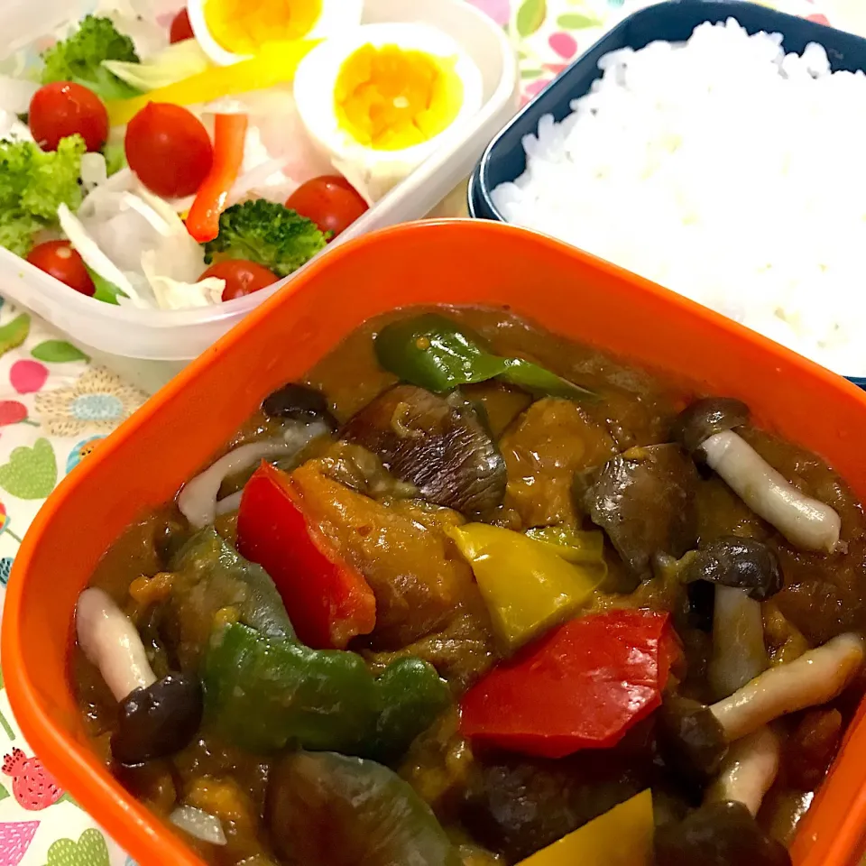 たっぷり野菜のカレー弁当|梅ちゃんさん