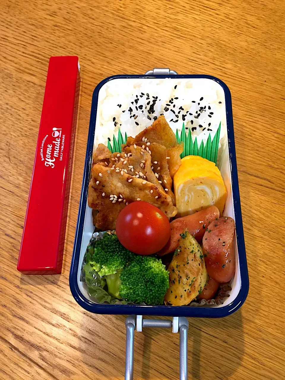 JK☆DK弁当  豚肉ピリ辛味噌漬け焼き|まつださんさん