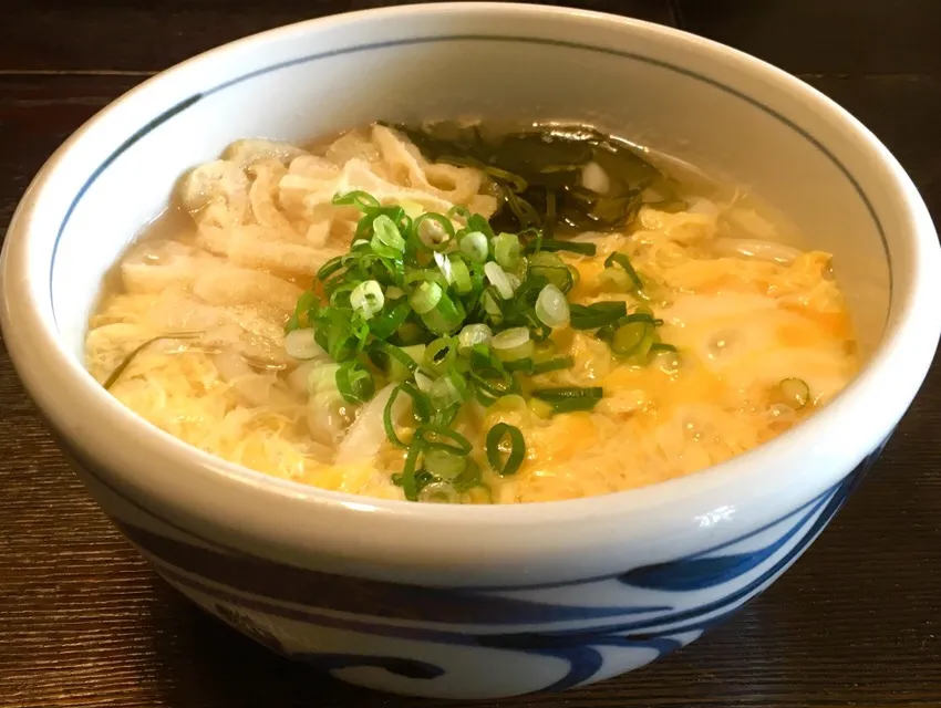 Snapdishの料理写真:卵とじきざみうどん
・麺好き男のランチ|mottomoさん