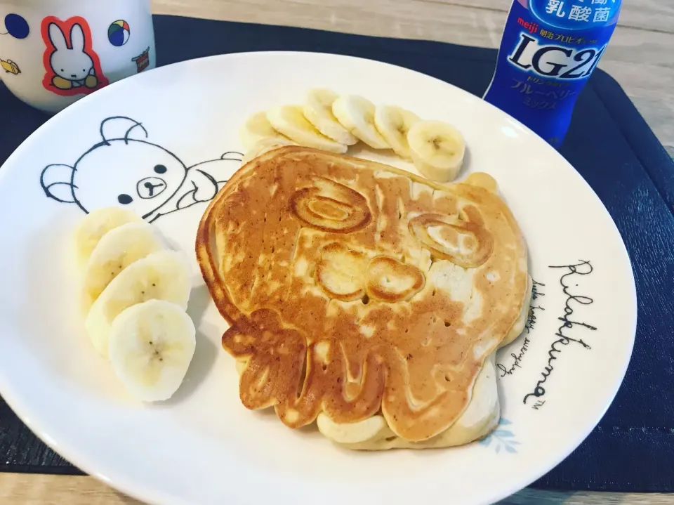 ホラーマンパンケーキ🥞
子供👶のため🤣|shikimamaさん