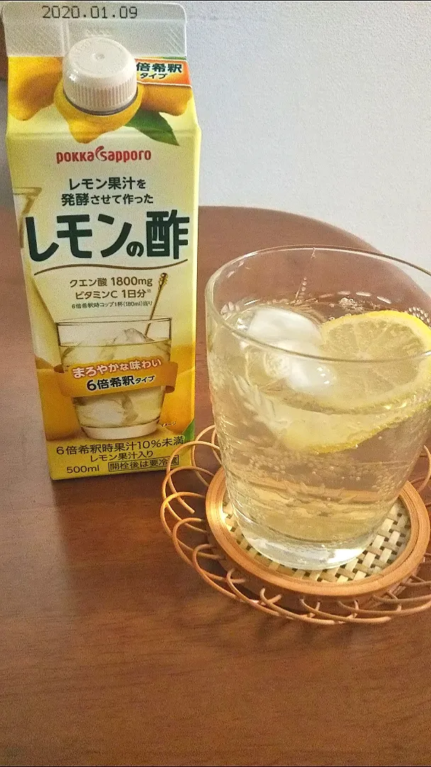 レモン酢のソーダ🍋|裕子さん