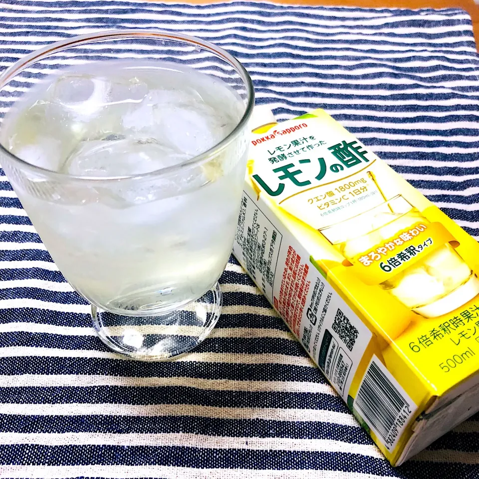 頂いたレモンの酢🍋でまずは冷えヒエドリンク٩꒰｡•◡•｡꒱۶|ayumiさん