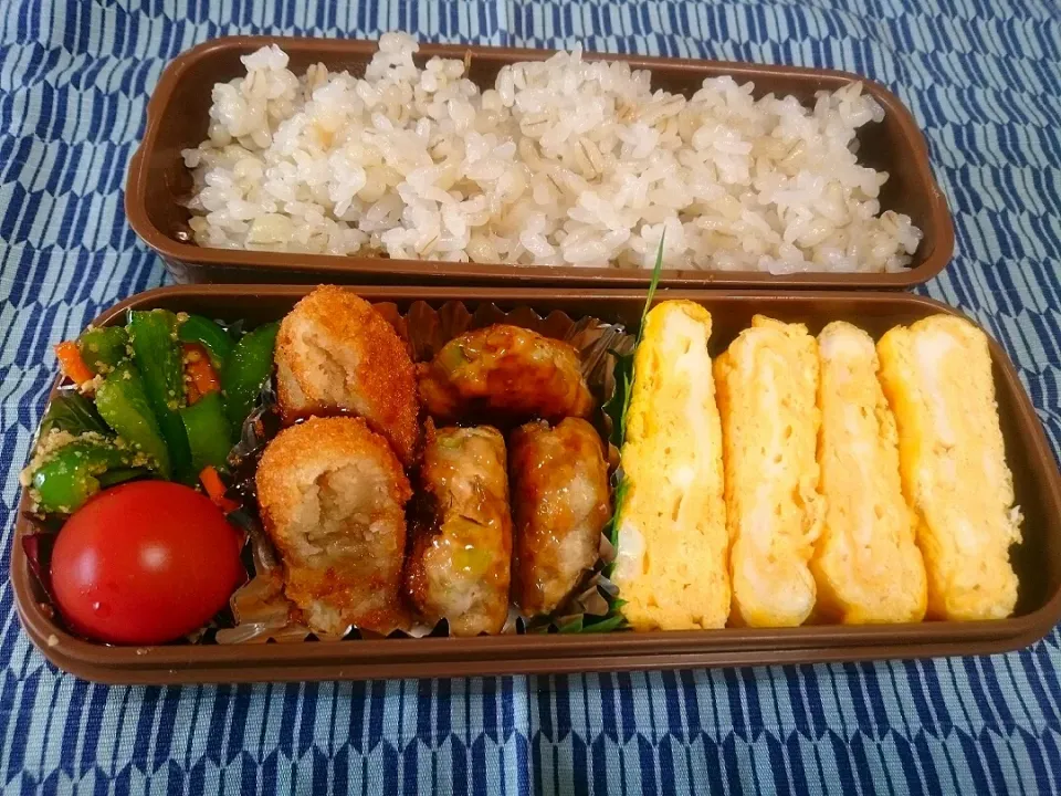 ☆今日のお弁当☆  パパのお弁当作り始めました。|hamamaさん