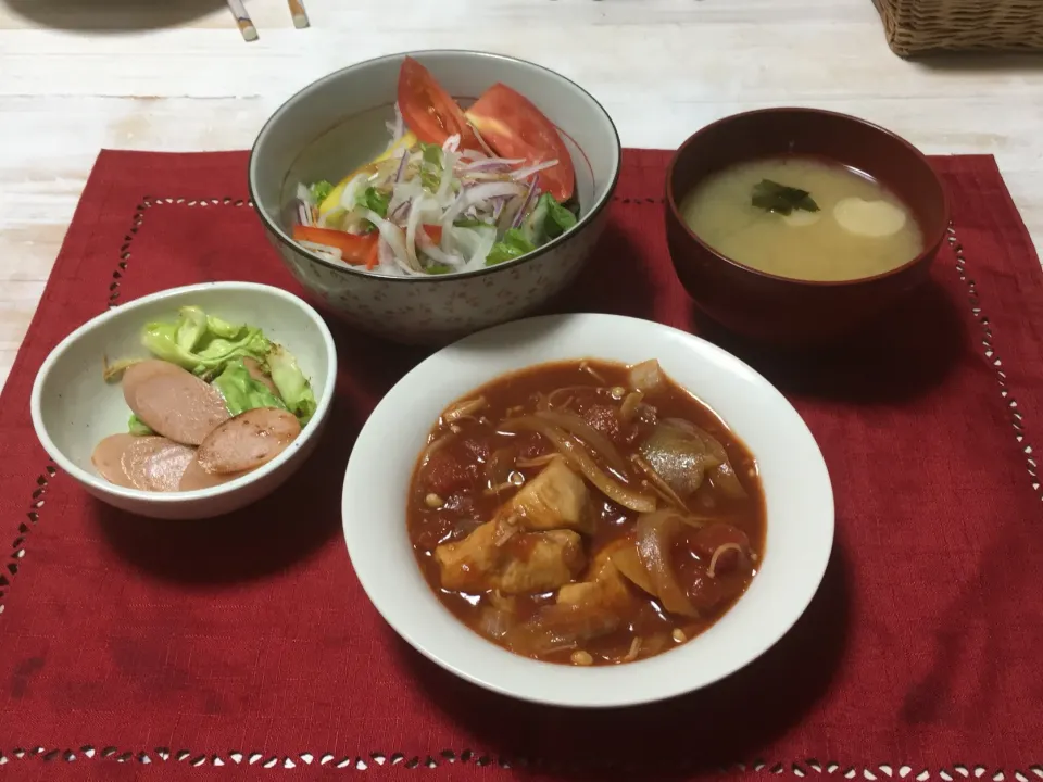 鶏胸肉のトマト煮|あんどうさん