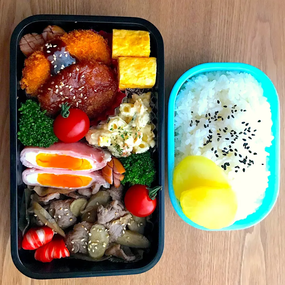 牛肉とごぼうのしぐれ煮で旦那弁当♡|ちぃさん