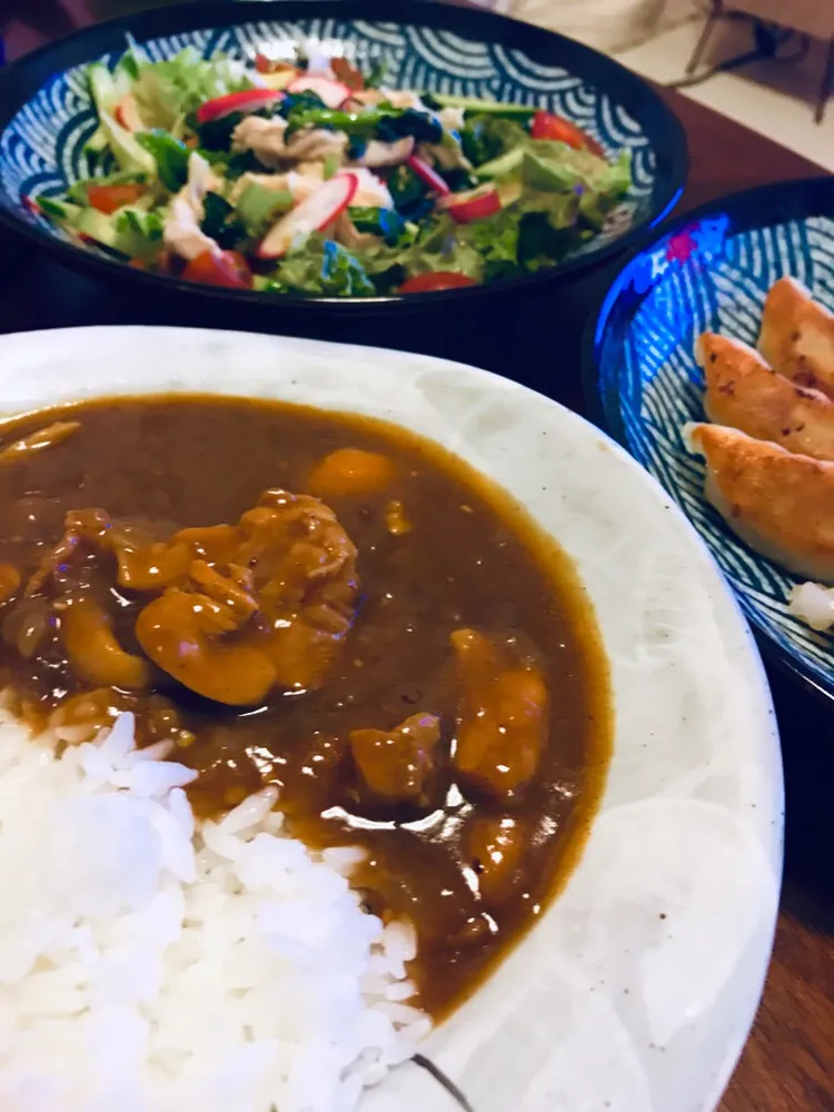 20190603🍚今日の旦那さんの夜ごはん🍲
 #カレーライス #激辛カレー|akiyo22さん