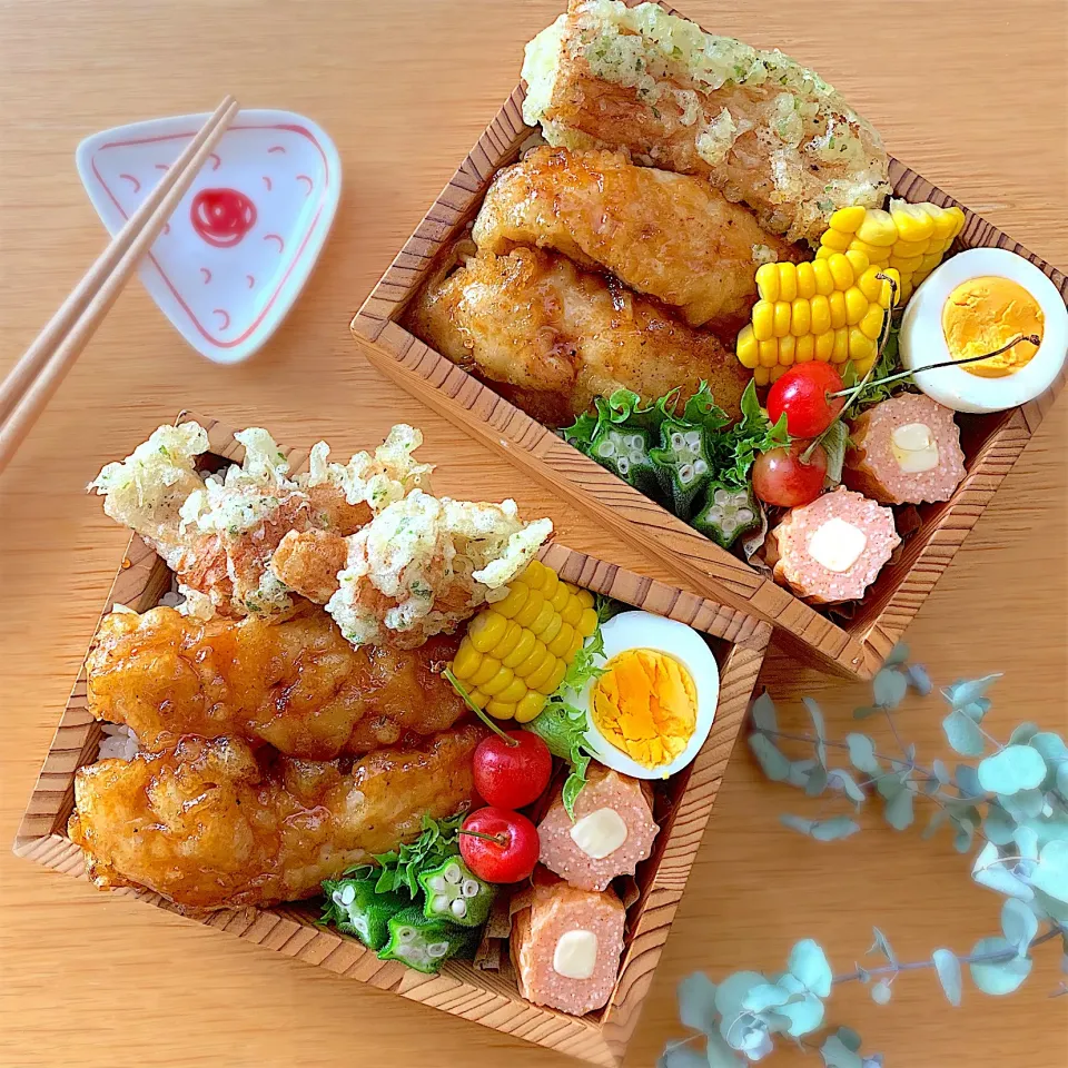 #自分弁当 と母の弁当|さえちゃんさん