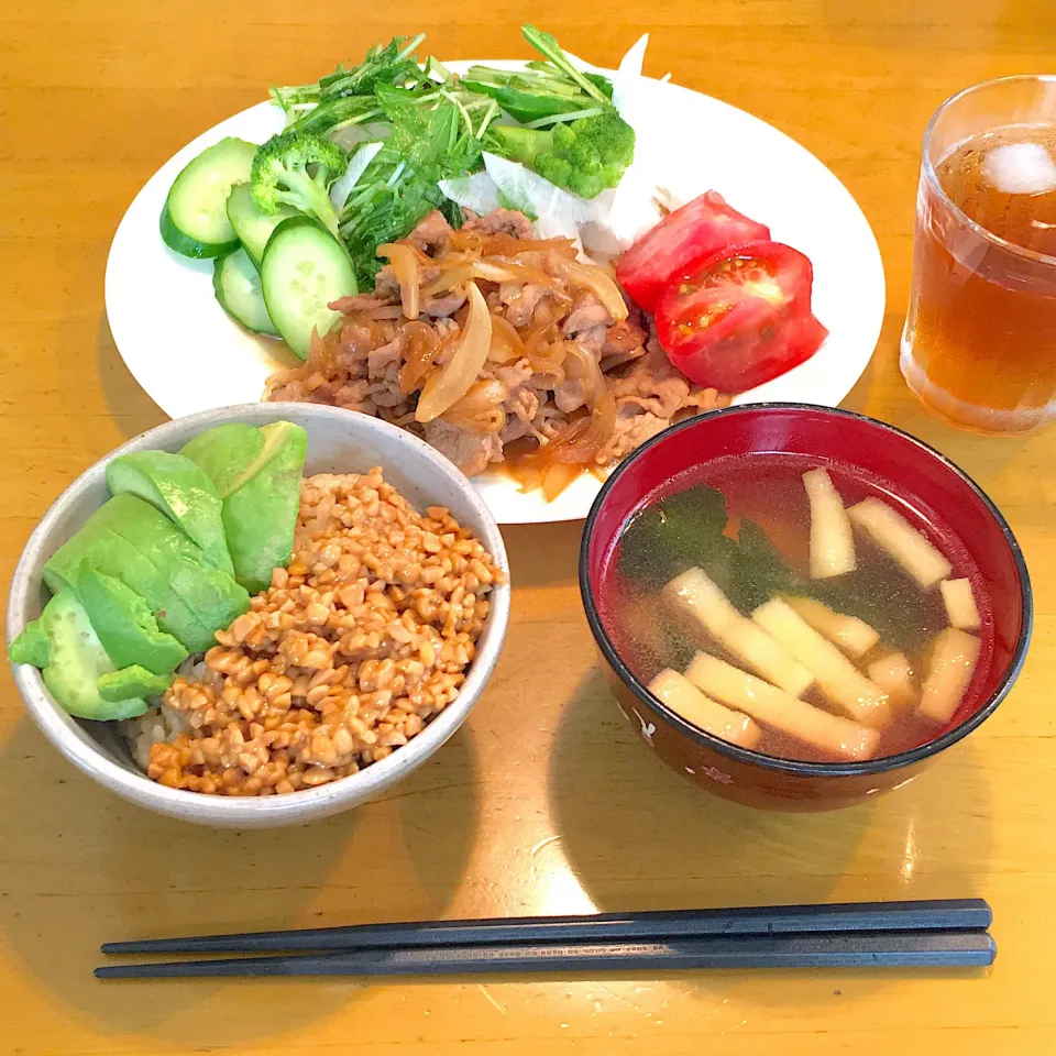 豚こまで生姜焼き✨簡単ランチ|りりさん