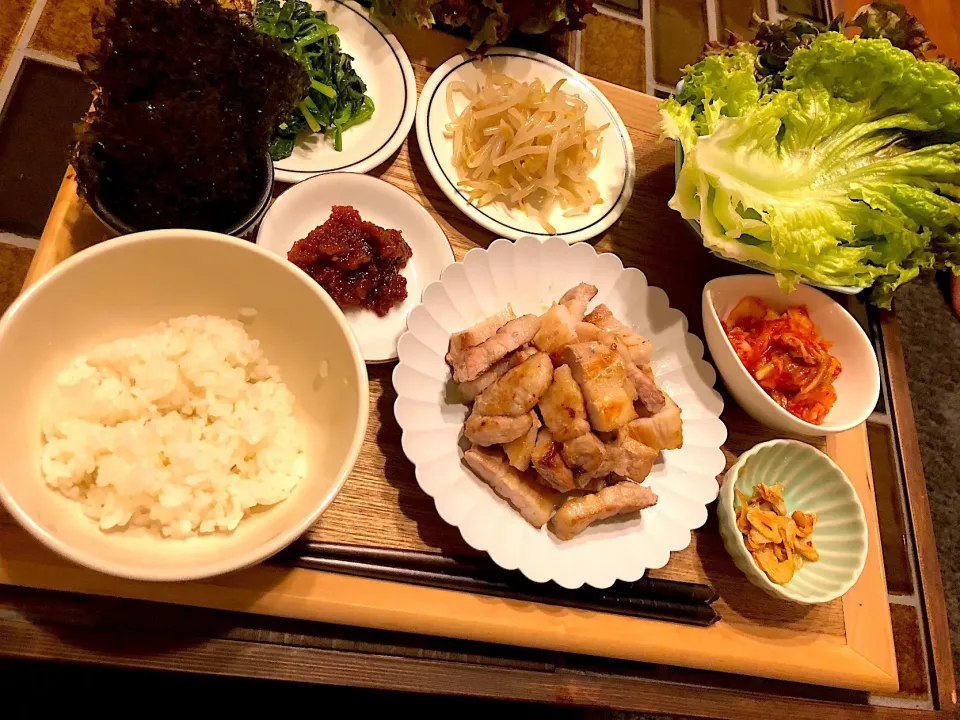 Snapdishの料理写真:おうちサムギョプサル🐷|Wanchanさん