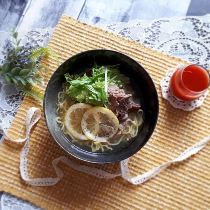 夏のさっぱりレモンラーメン～鶏だし～|tamaky888さん