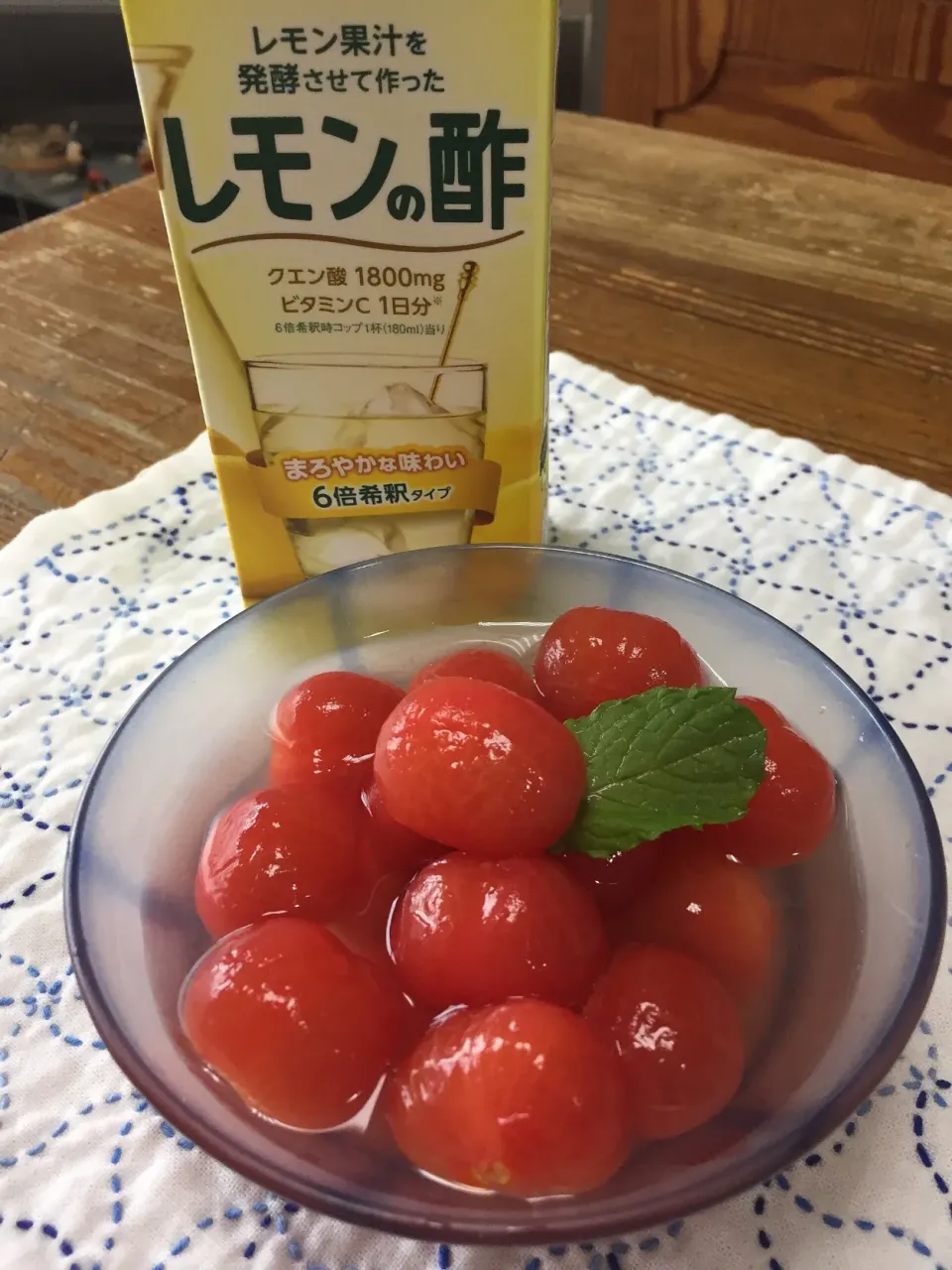 レモンの酢でトマトピクルス🍅|❁︎na--na❁︎Nさん