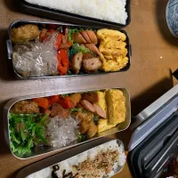 Snapdishの料理写真:親父が作る親子弁当|Hiroshi Nishihiraさん