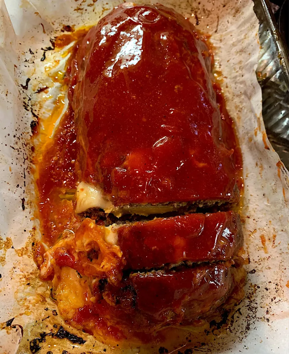 Snapdishの料理写真:Meat Loaf with the best glaze. 😋😋😋|Alma's Home Kitchenさん