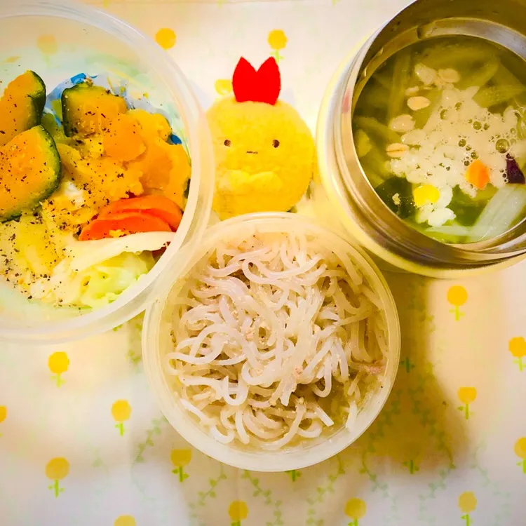 2019.06.05 かぼちゃオムレツ弁当🌼|えまむらさん