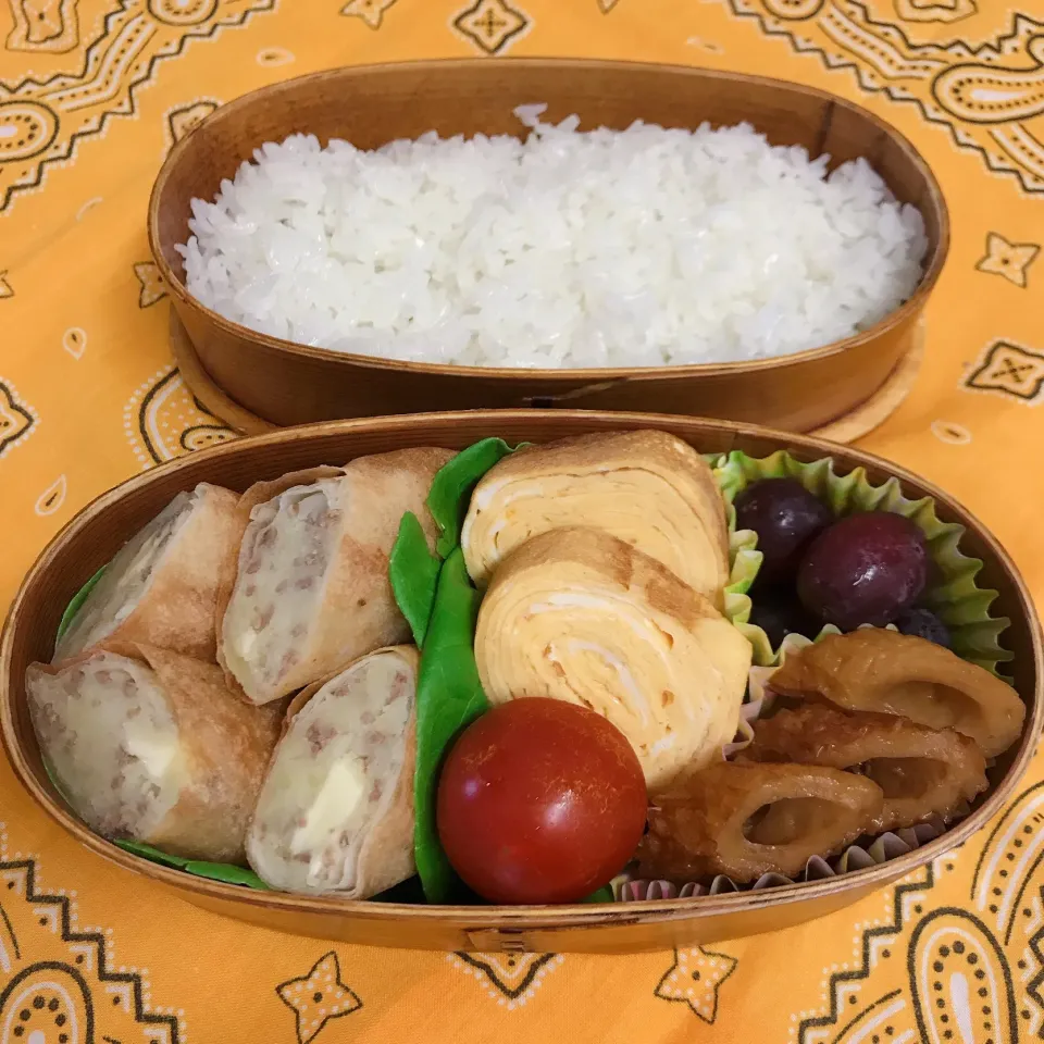 6月5日 高3男子弁当|うさぎさん