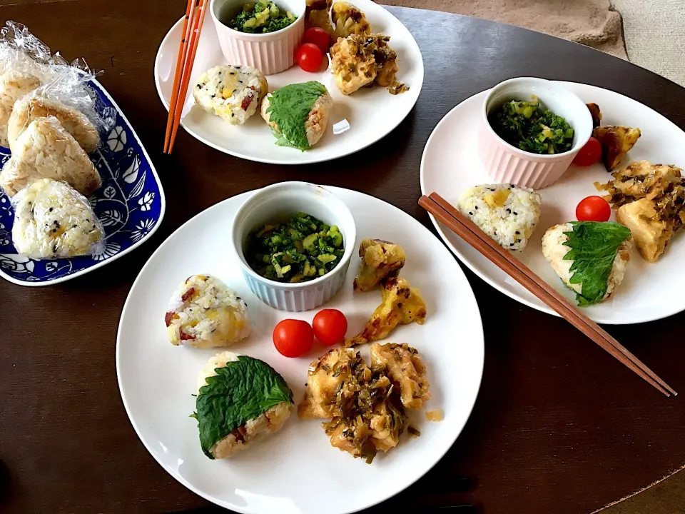 ベジ料理♡高野豆腐の唐揚げネギソースのご飯|みよさん