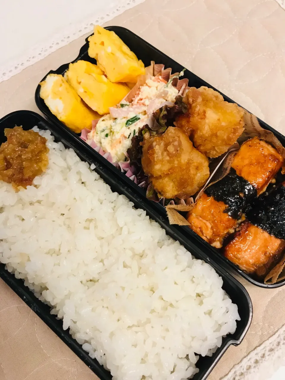 Snapdishの料理写真:旦那さんのお弁当🍱|だまさん